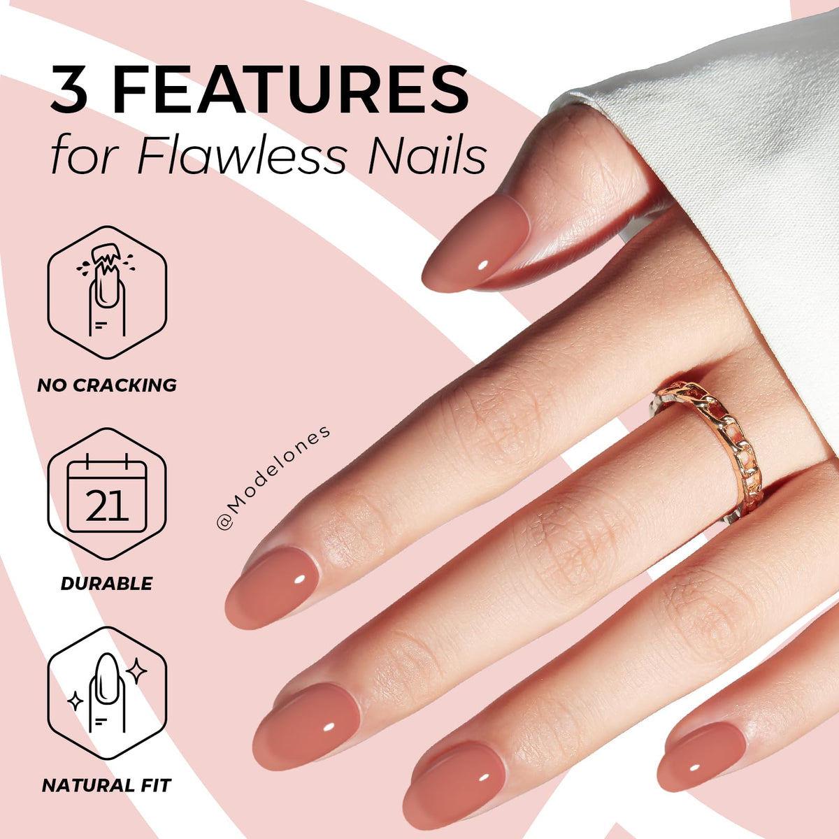 modelones laid-out tools with nails demonstrating full kit convenience