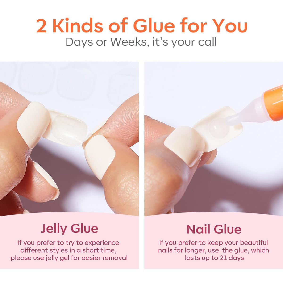 modelones application tools including glue, tabs, file and prep pads, simplifies application