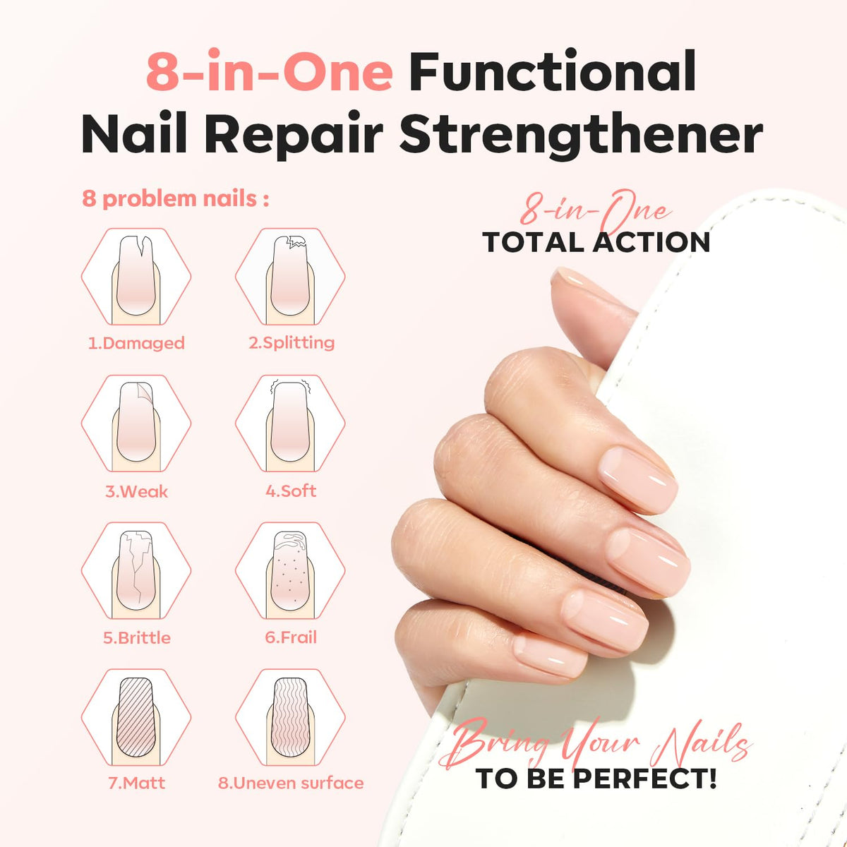 modelones applied on toenails showing tidy pedicure and durable finish benefit: long wear