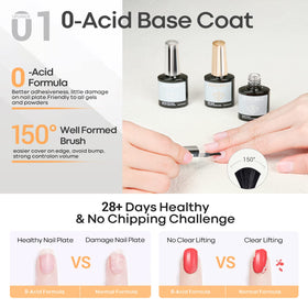 modelones base coat brush close-up demonstrating smooth application and better adhesion