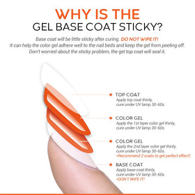 modelones base coat in-use application on nail illustrating easy DIY use
