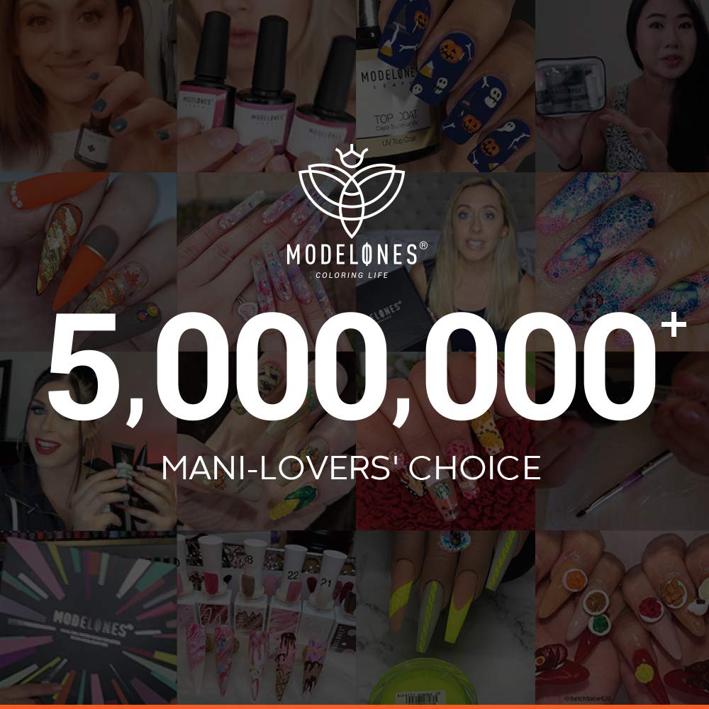 modelones base coat in salon lifestyle scene showing professional-quality results