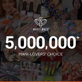 modelones base coat in salon lifestyle scene showing professional-quality results