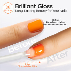 modelones base coat texture on nail illustrating thicker silky consistency
