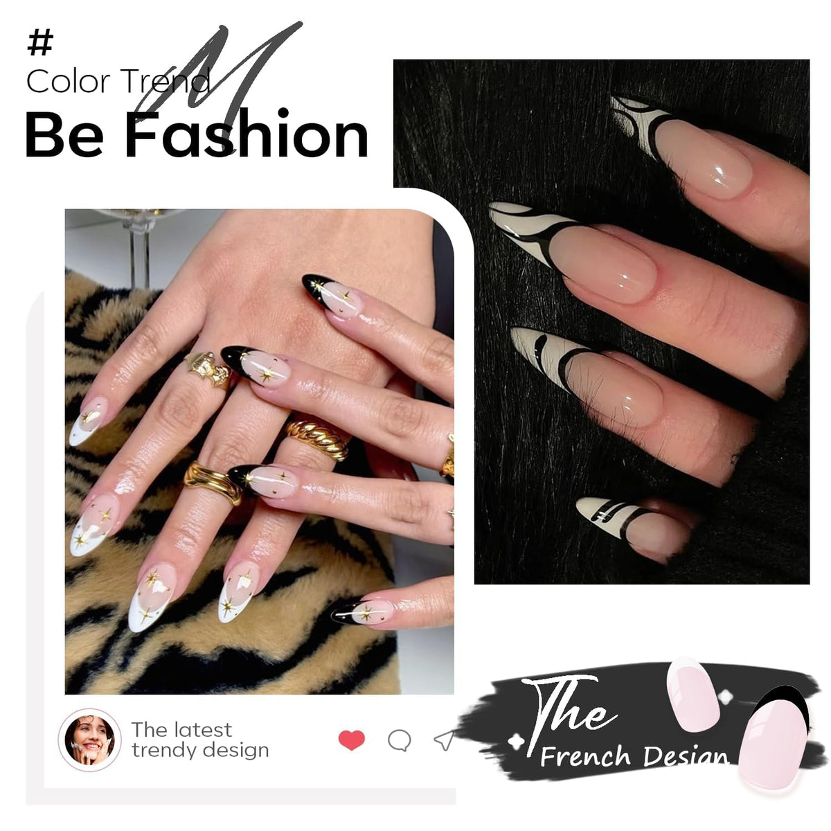 modelones black gel swatch on fingertip showing rich pigment and sleek finish