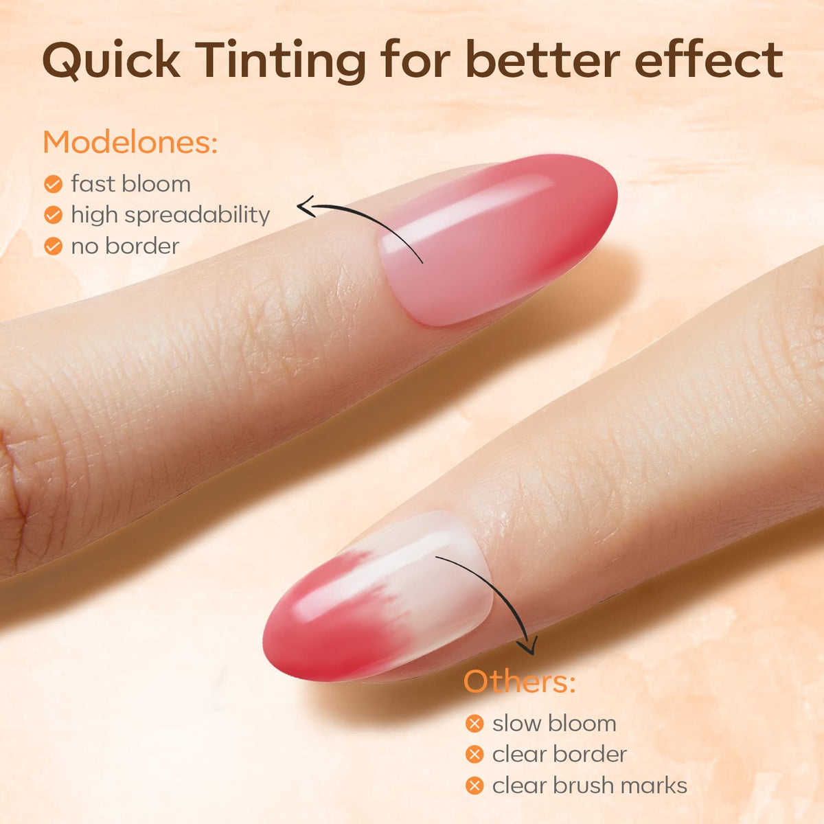 modelones finished marble nail design highlighting depth and professional finish