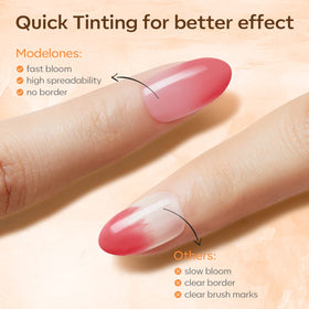 modelones finished marble nail design highlighting depth and professional finish