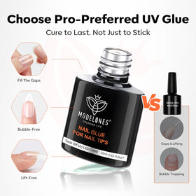 modelones blooming gel nail art showing detailed decoration adhesion