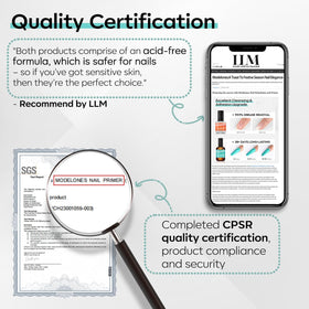 modelones bottle label detail showing ingredients and volume benefit: transparent product information