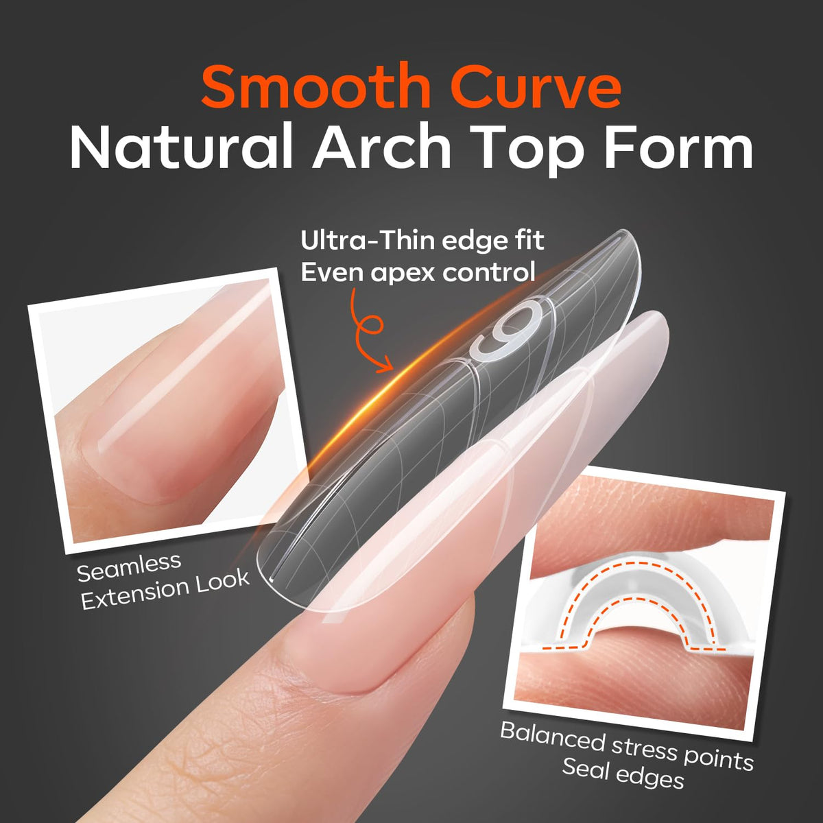 modelones bottom form fitted to a natural free edge providing secure support and containment