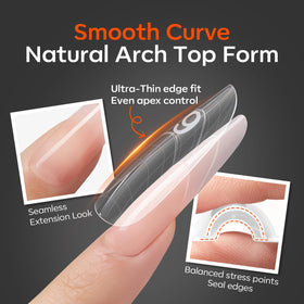 modelones bottom form fitted to a natural free edge providing secure support and containment