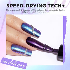 modelones brush closeup wide 150 degree brush for smooth even coverage benefit
