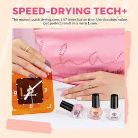 modelones brush stroke swatch demonstrating smooth application for neat mani benefit