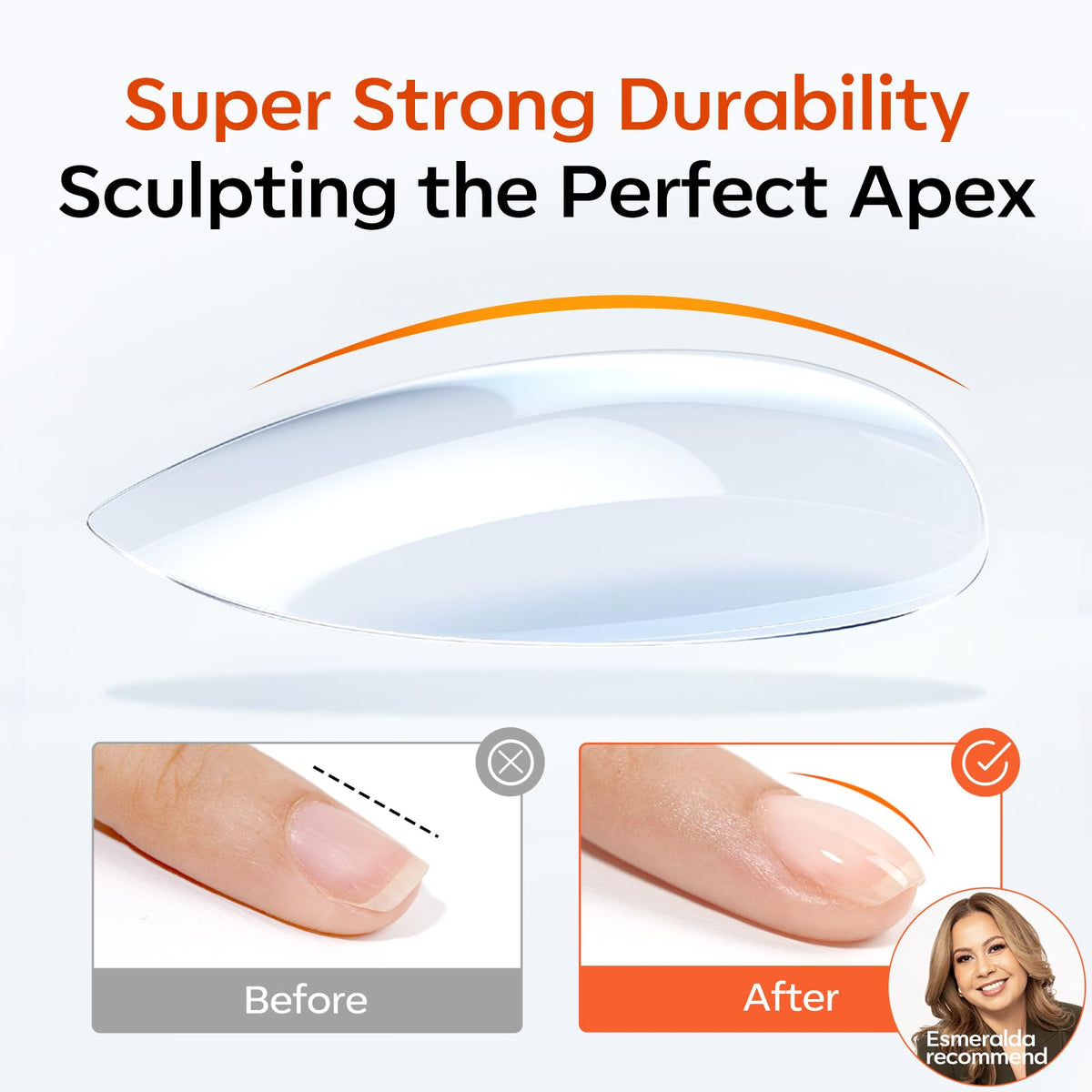 modelones builder base bottle with brush showing easy smooth application benefit