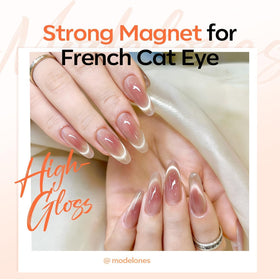 modelones bunny-shaped magnet detail for playful cat-eye accents