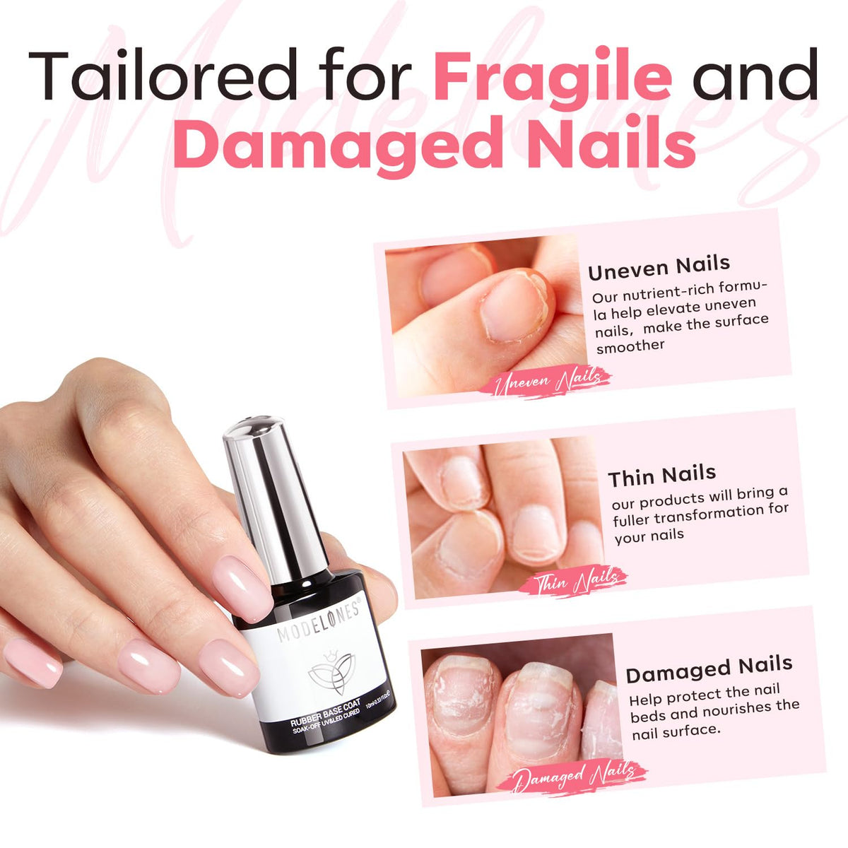 modelones close-up gel texture highlighting elasticity and smooth self-leveling