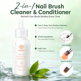 modelones close up of liquid texture dissolving gel with quick cleaning benefit