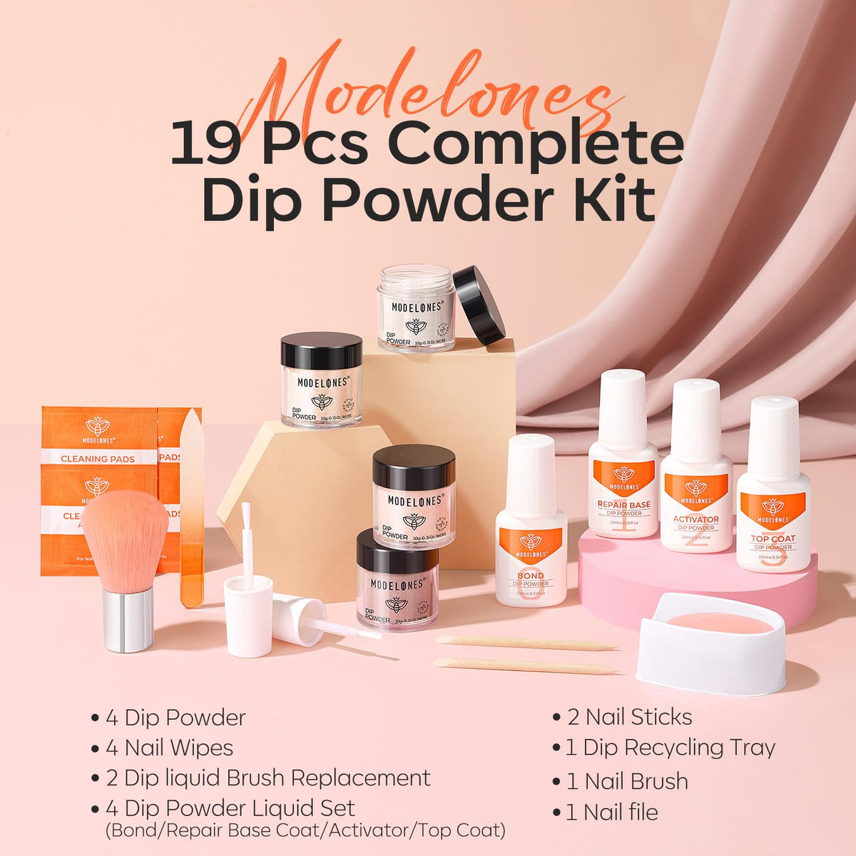 modelones close-up powder texture highlighting fine grain for smooth even coverage