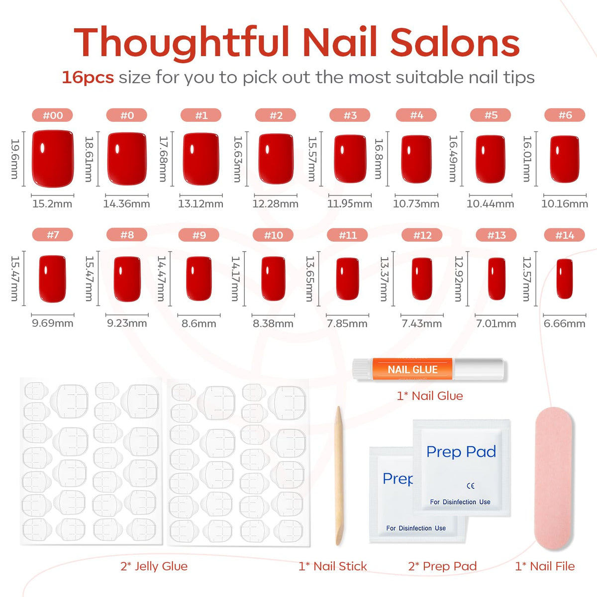 modelones close-up of short square nail surface showing smooth finish and durability