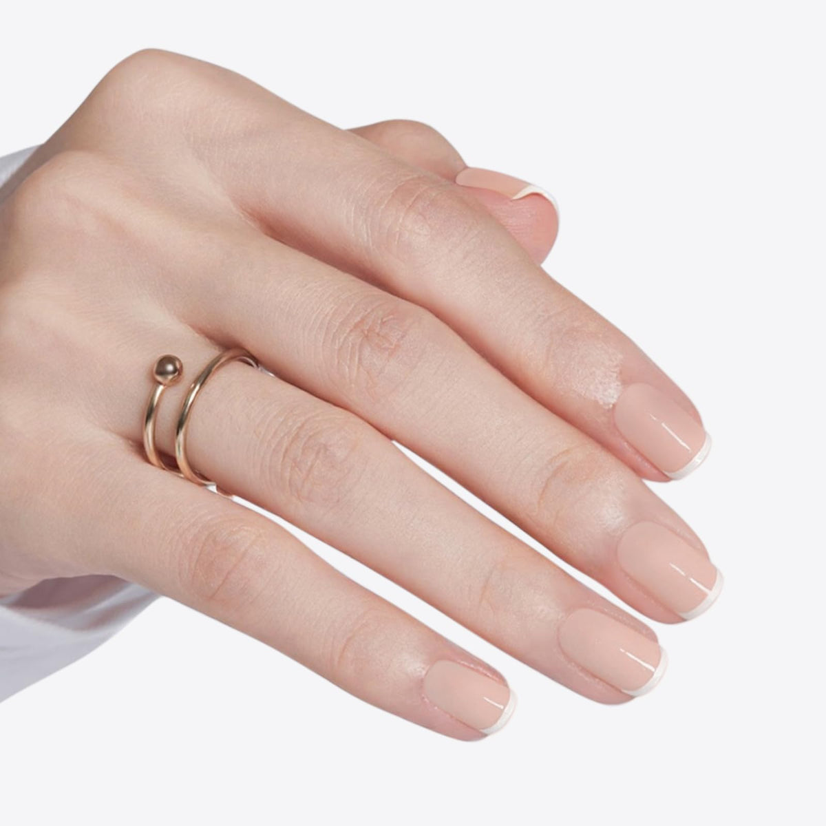 modelones close-up of nail surface texture highlighting durable smudge-proof finish