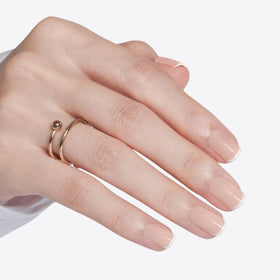 modelones close-up of nail surface texture highlighting durable smudge-proof finish