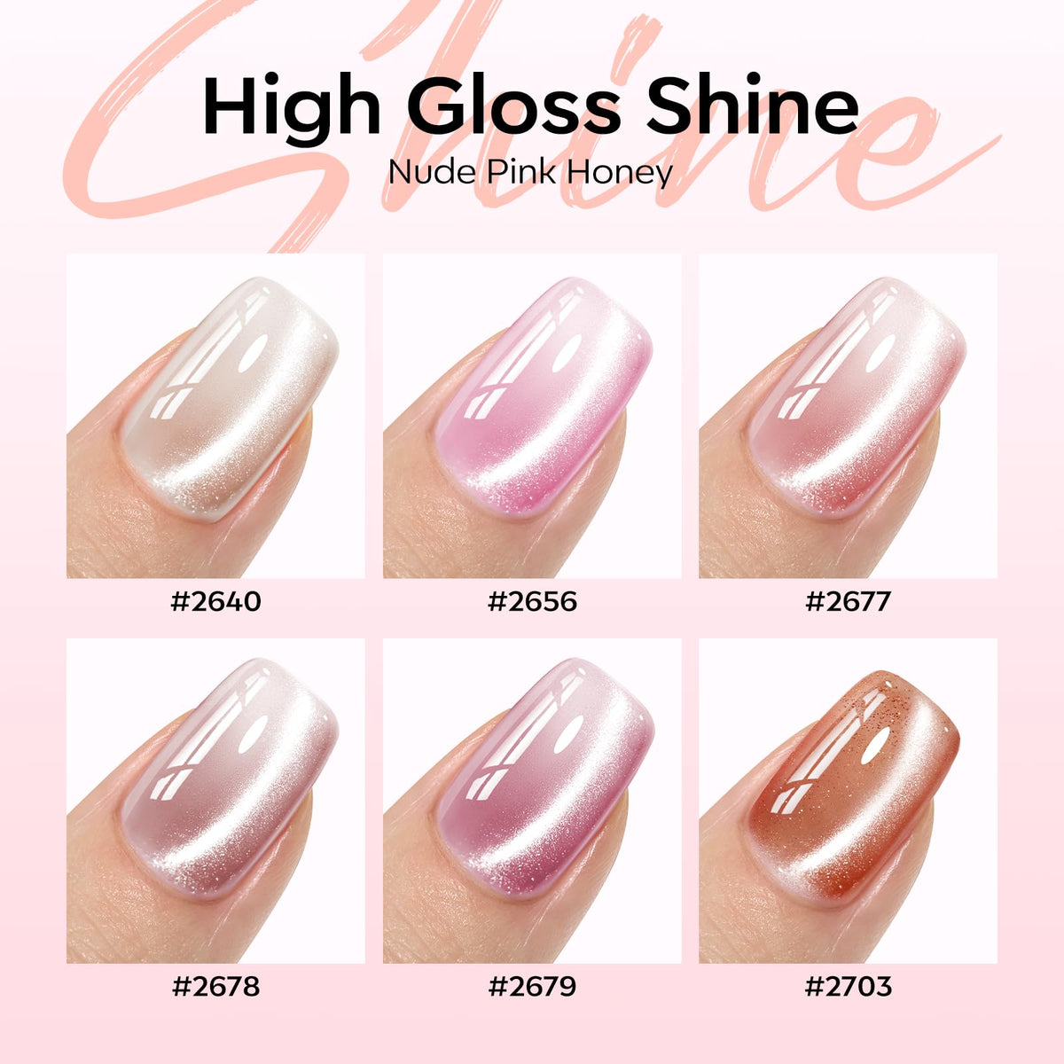 modelones color window close-up displaying true gel tones for fast shade choice and accurate color preview