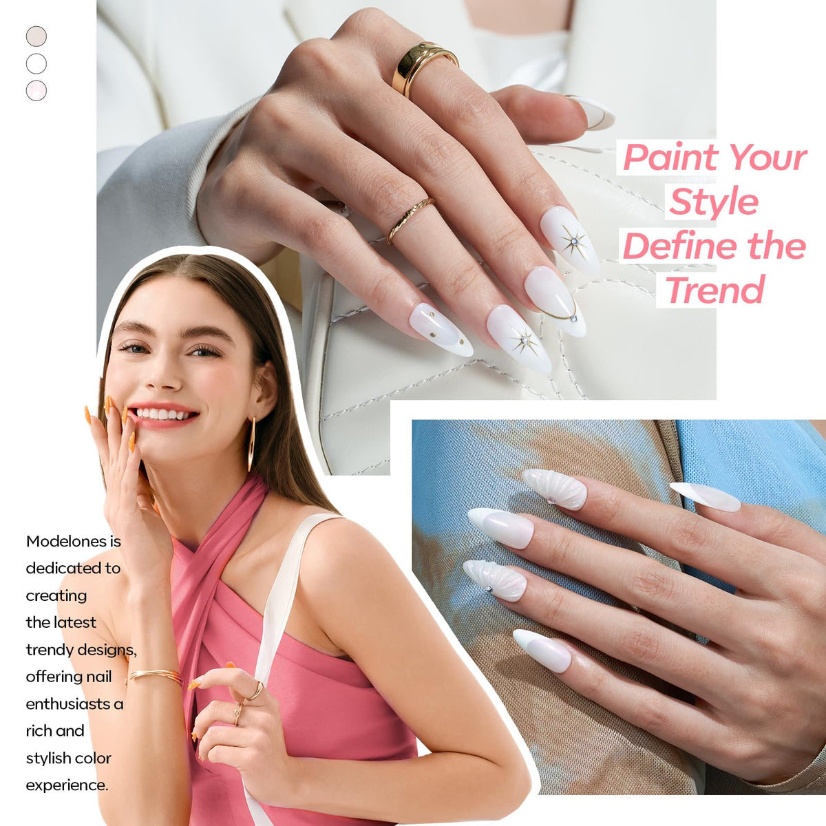 modelones color window labels visible to quickly choose the right shade benefit