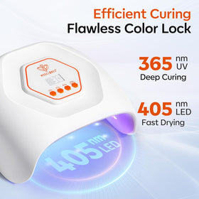 Modelones control panel showing four timers for precise curing times