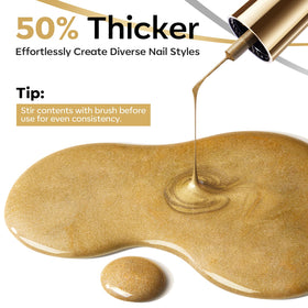 modelones cured chrome mirror French tip showing high-shine effect