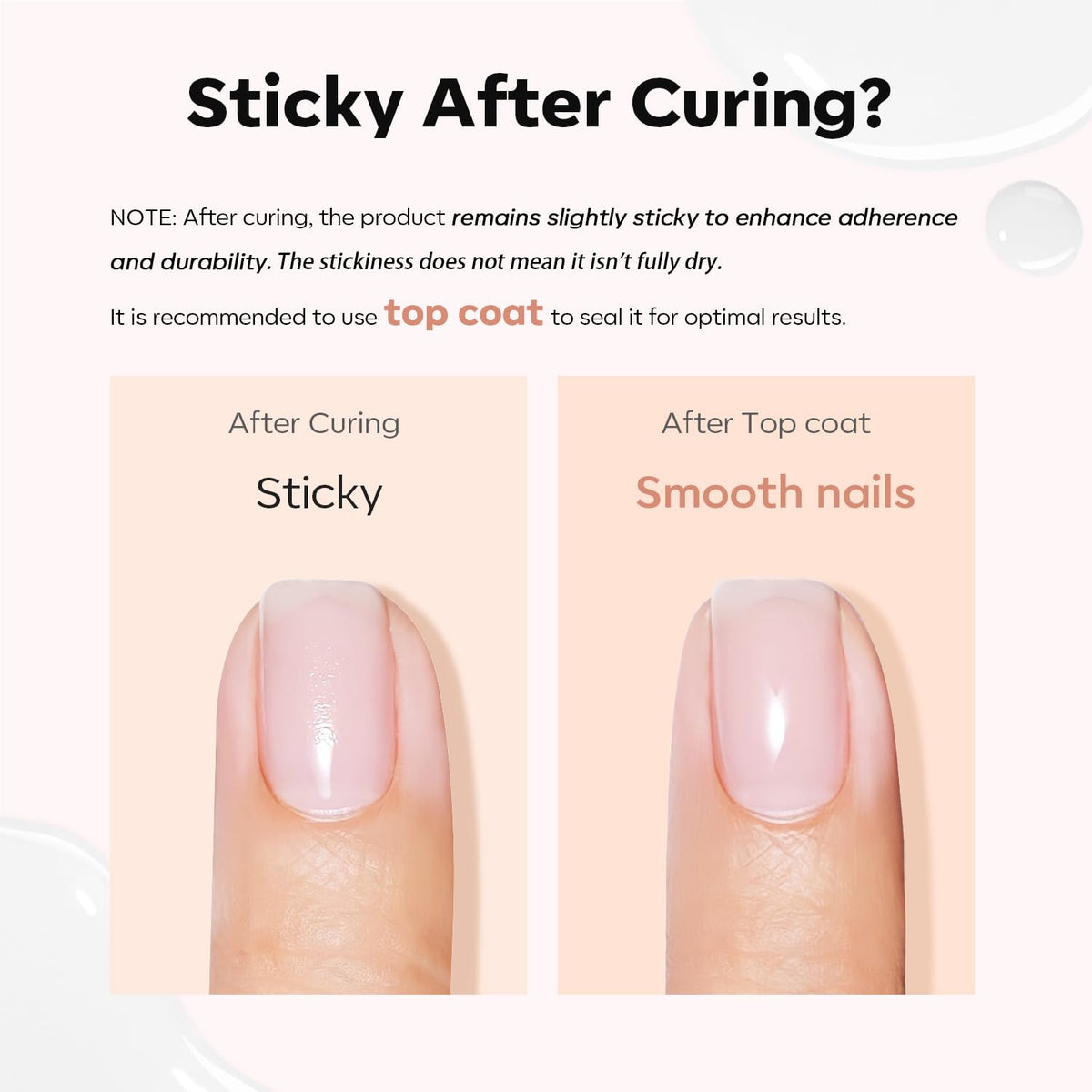 modelones cured nail side view showing reinforced apex and natural look