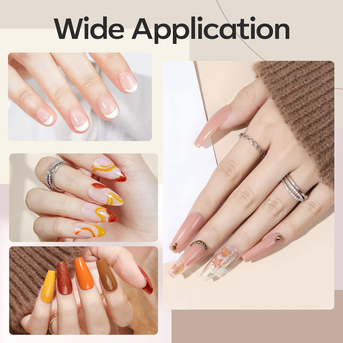 modelones cured nails close-up highlighting glossy durable finish