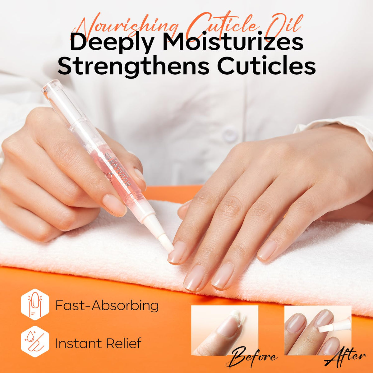 modelones cuticle oil pen detail hydrates and softens cuticles