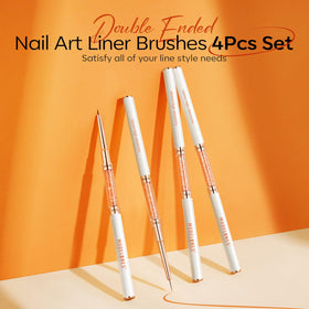 modelones close view of dual-ended brush tips showing two bristle thicknesses for versatility