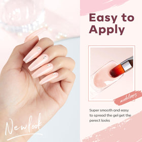 modelones extended nail demo with built extensions showcasing durable strength benefit