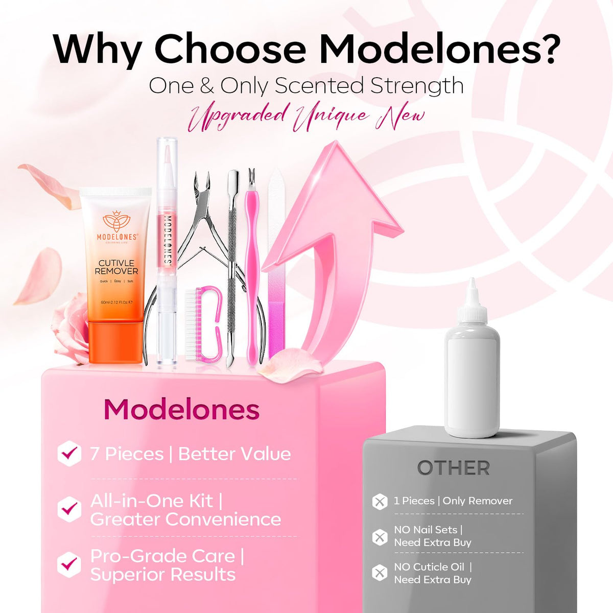 modelones file and brush prepping nails for smooth polish