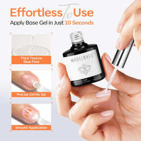 modelones flat brush close-up demonstrating smoother, easier application