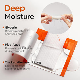 modelones flat side wipe detail for residue cleaning and polishing nails