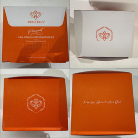 modelones foil packet open revealing moist wipe and leak-resistant packaging