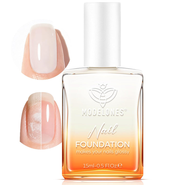 modelones front bottle milky white showing compact 15ml size and glossy finish