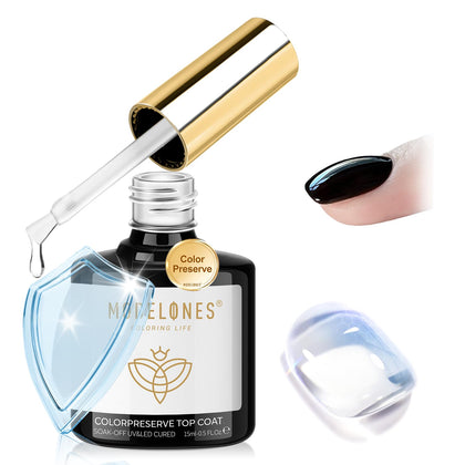 modelones clear bottle front view showing glossy finish benefits