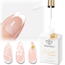 modelones bottle front view showing clean packaging and pure white gel