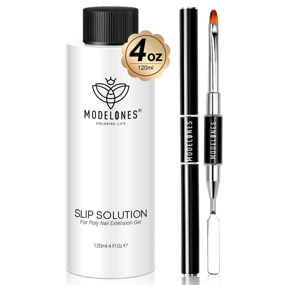 modelones bottle and brush front view showing kit and easy application benefit