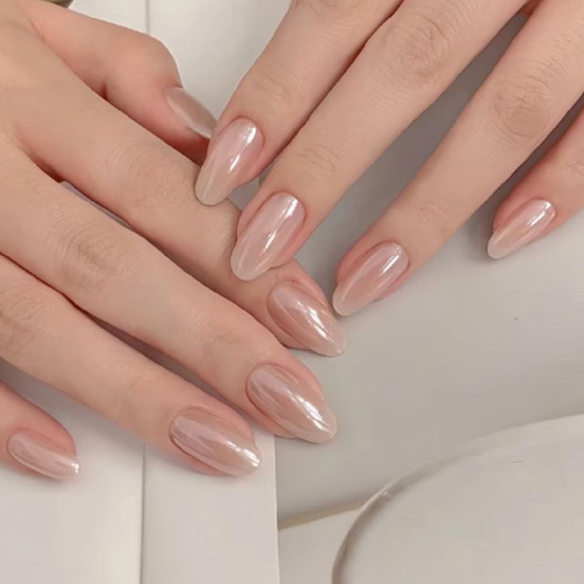 modelones front packaging showing chrome pink nails and kit contents for quick application