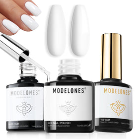 modelones front packaging showing three gel bottles and kit benefits
