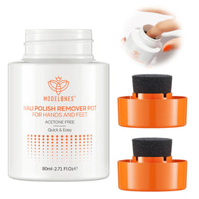 modelones front jar showing label and compact design, space-saving benefit