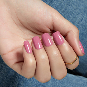 modelones front packaging showing petal pink 32-piece kit and accessories benefit ready mani