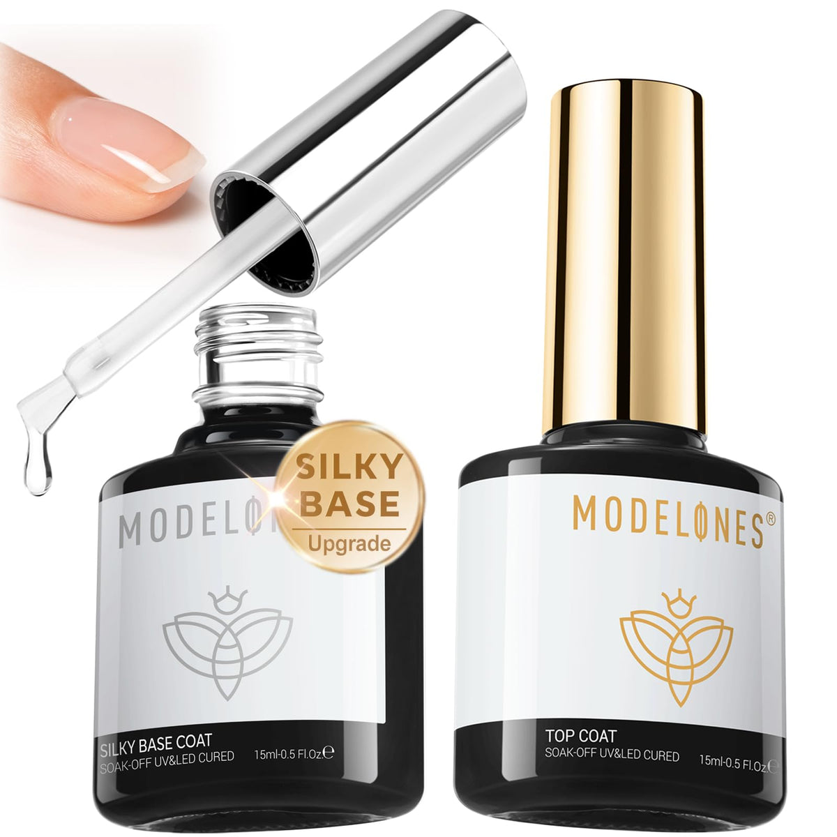 modelones front packaging showing both 15ml bottles and benefits