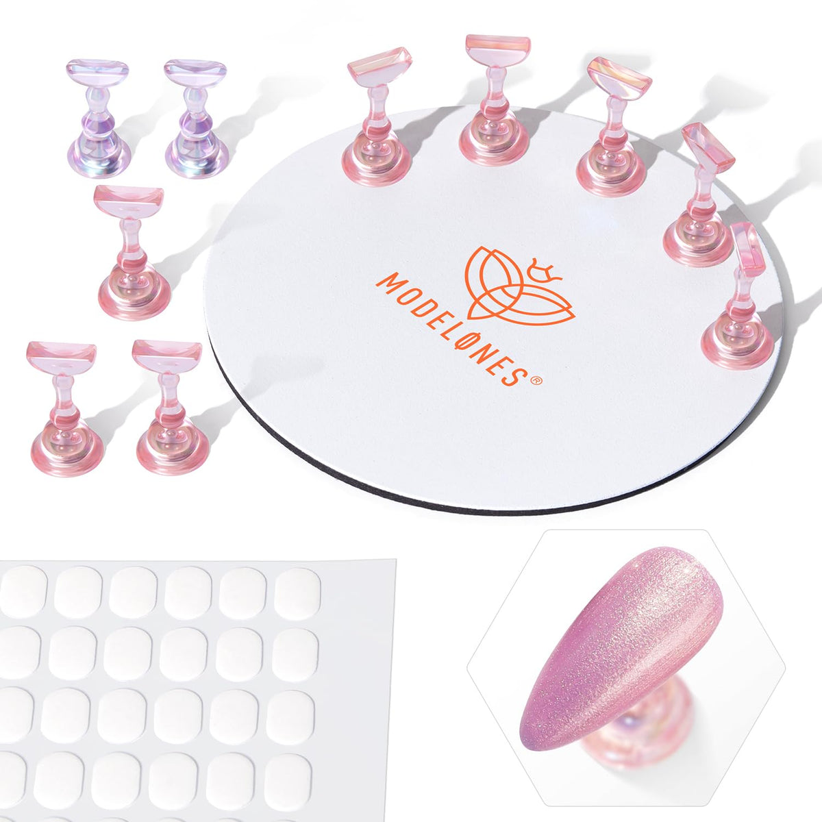 modelones front packaging showing full kit and clear contents for organized practice