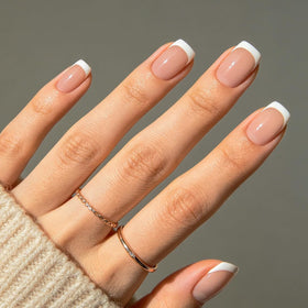 modelones front packaging showing complete press-on nail kit and tools