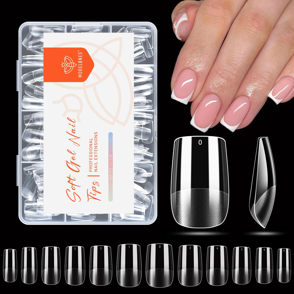 modelones front packaging showing 216-piece kit and contents for easy DIY